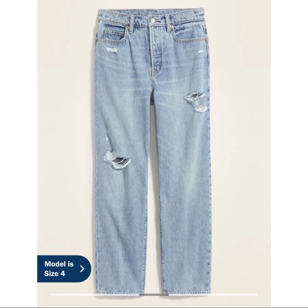 Extra High Rise Straight Jeans - Picture 4 of 4
